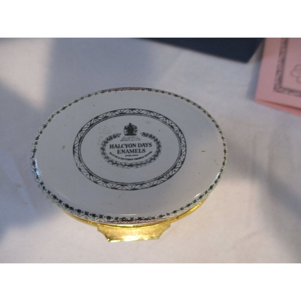 Enamel Halcyon Days HRH Prince Charles Lady Diana Royalty England Marriage1981 - Picture 6 of 7